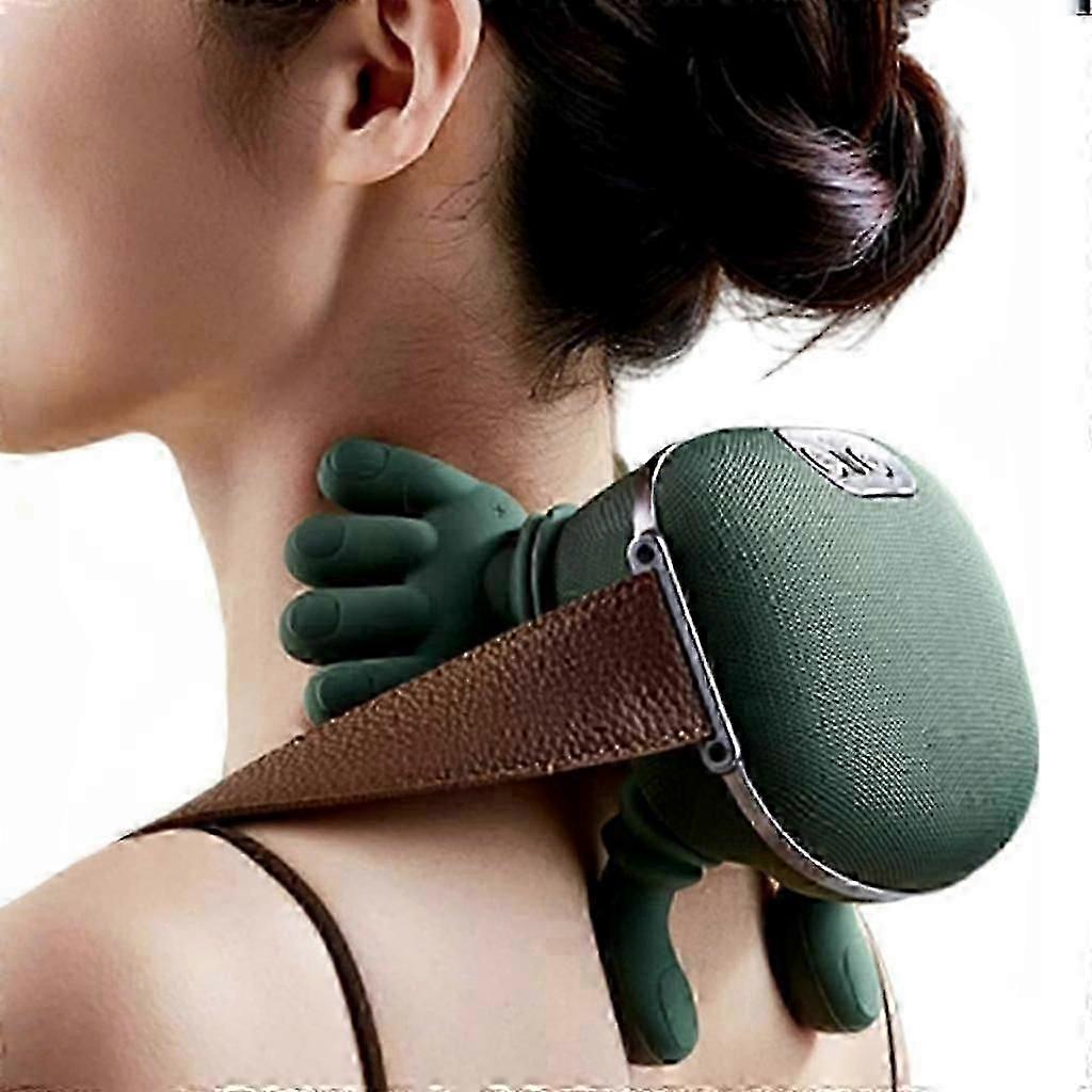 Neck Shoulder Massager Heated Back Massagers Electric Kneading