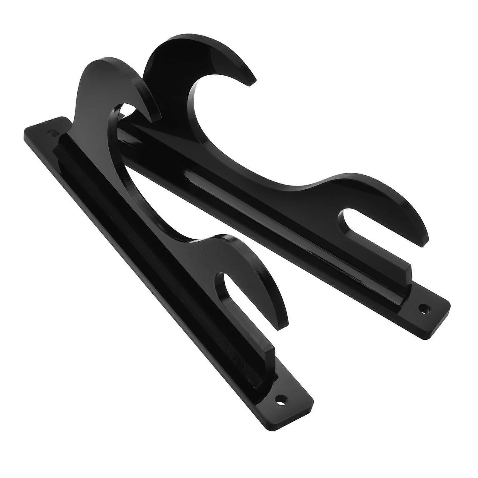 Sword Display Wall Mount Acrylic Sword Rack for Display 1Set Black
