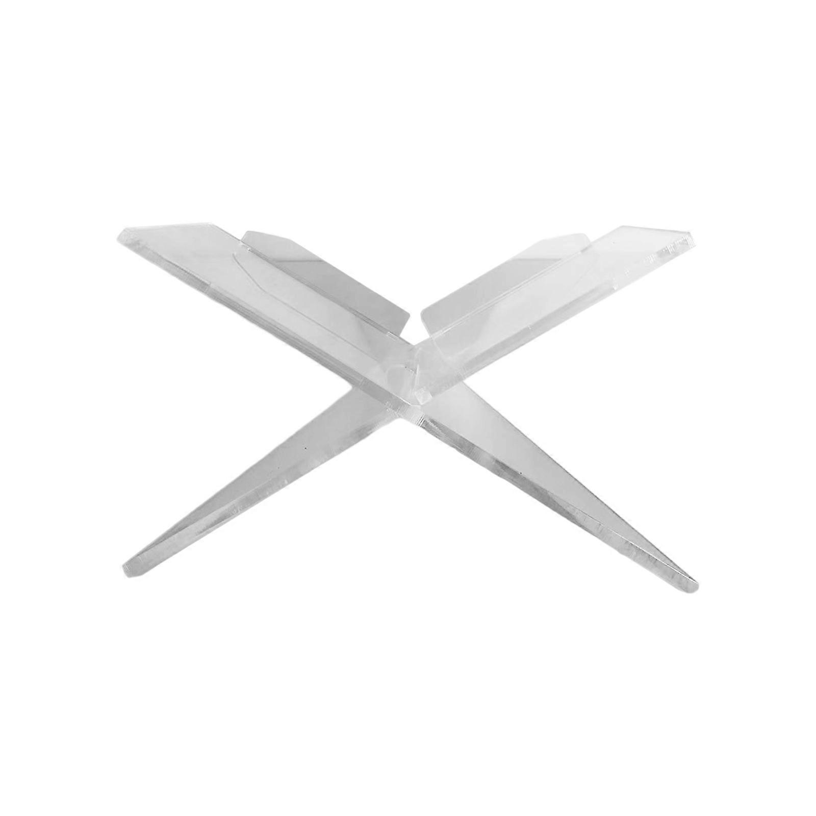 Transparent Acrylic Book Holder Cookbook Display Stand, Open Book Display Stand for Display Reading Cookbook, Magazine, Multicolor