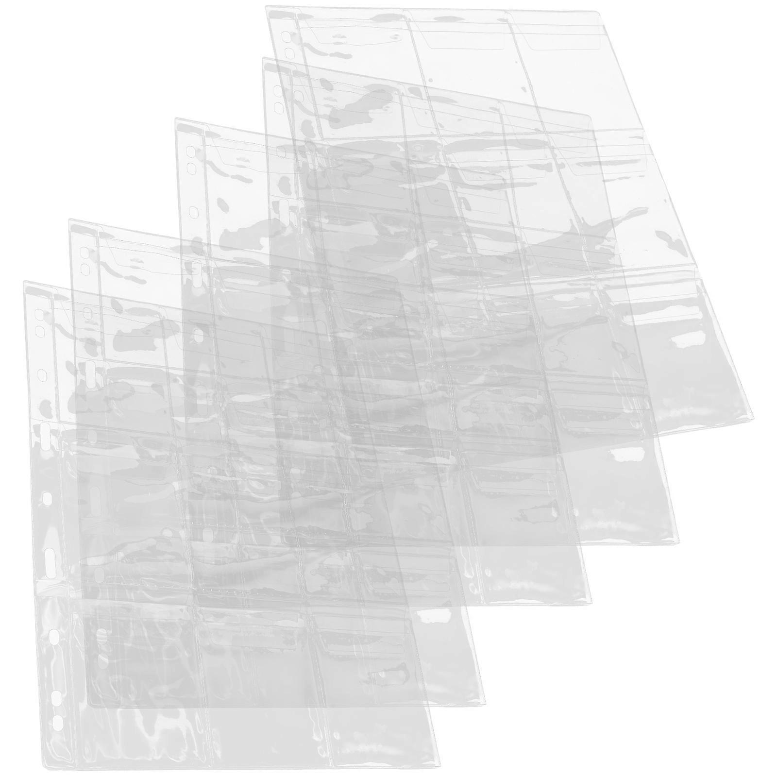 Transparent Coin Collection Sheets with 9 Hole Design for Lightweight and Portable PC