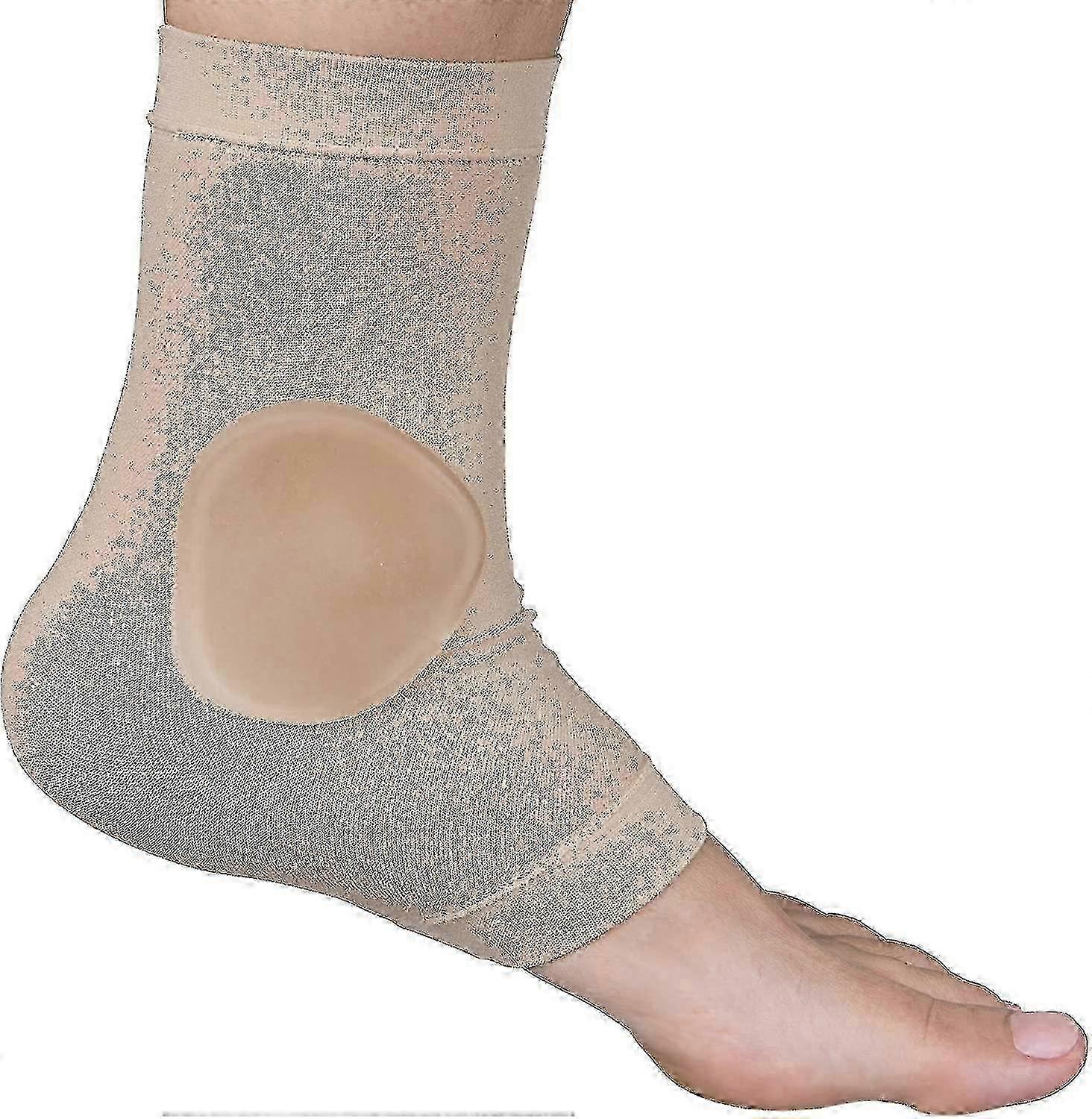 Ankle Bone Gel Socks for Protection, Designed for Use with Boots and Braces