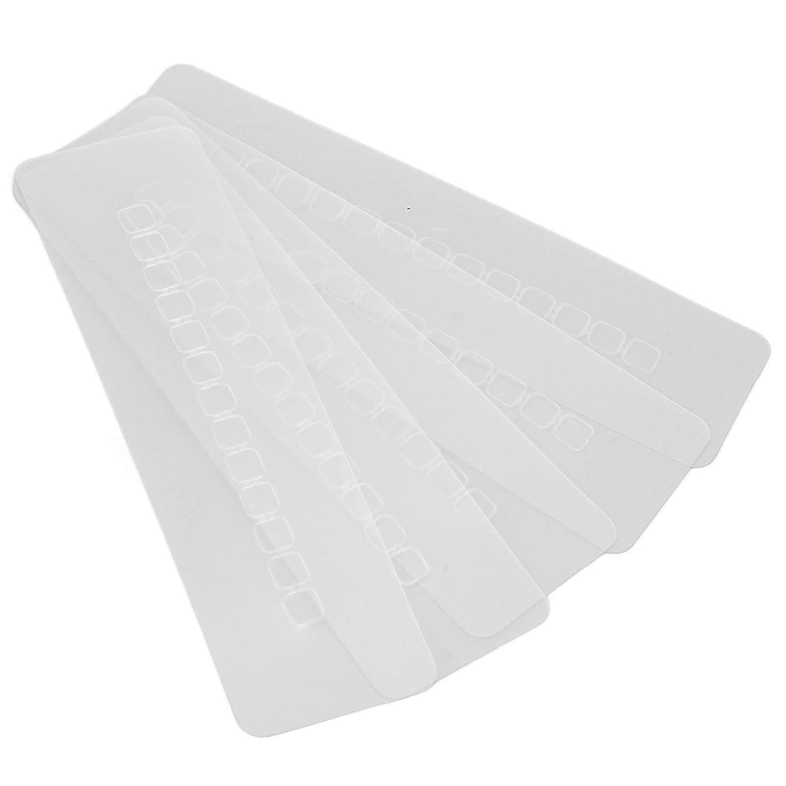 20pcs Heat Guards for Hair Extensions with MultiHole Glue Protector Templates and Heat Damage Protection