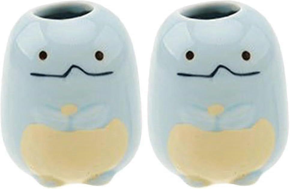 2pcs Ceramic Toothbrush Holder With Automatic Toothpick Dispenser - Stylish And Practical Toothbrush Holder