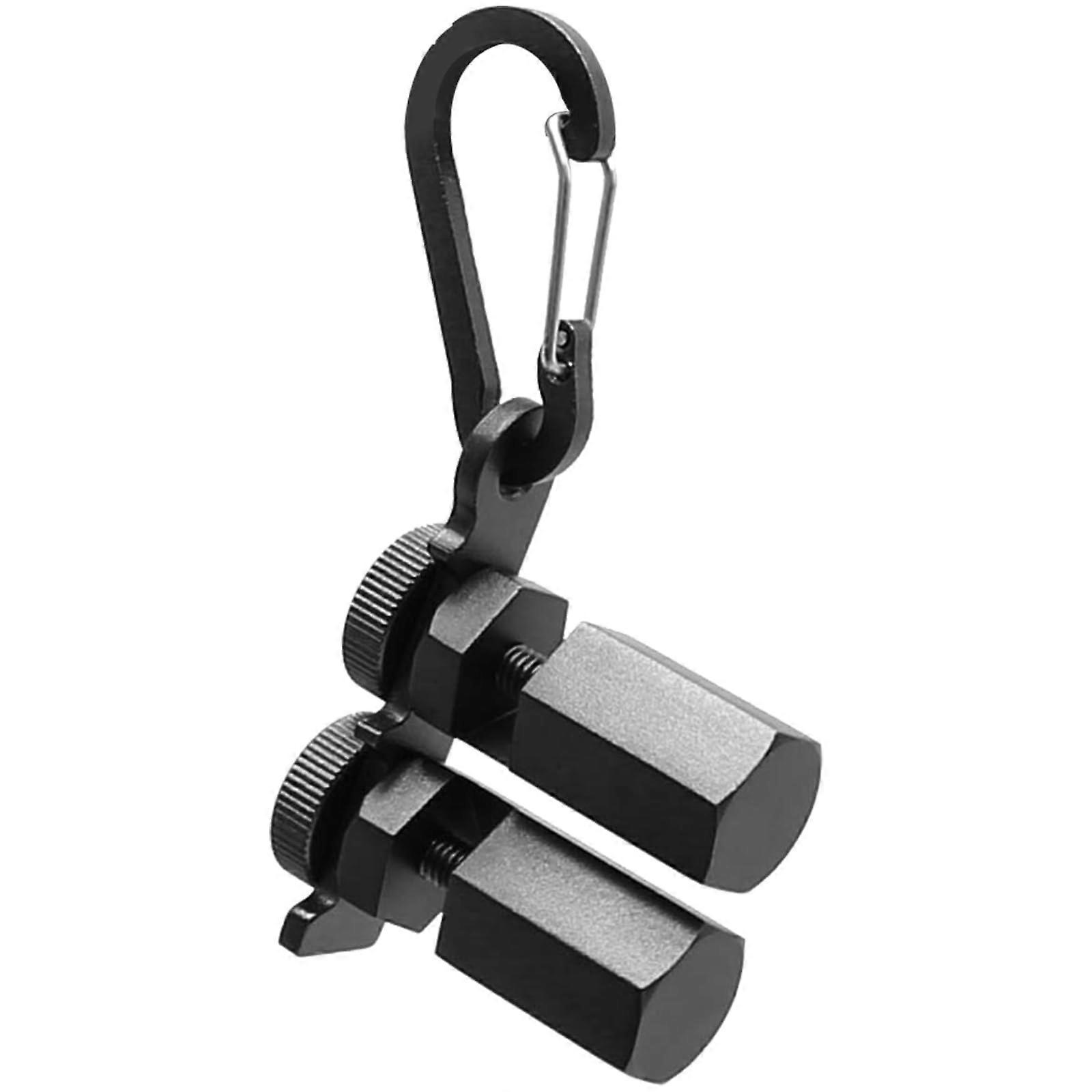 Precision Aluminum Stair Gauge Set for Framing Square with Quick Adjustment Knobs Black