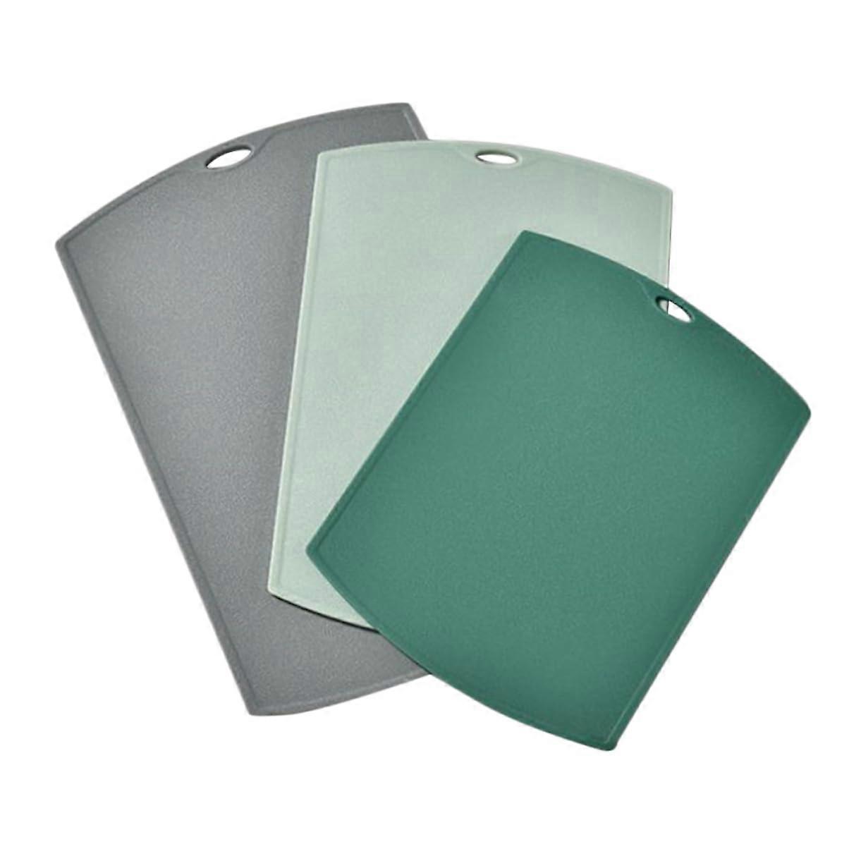 Cutting Boards Set 3 Piece Plastic Chopping Boards for Kitchen Meat Vegetables Fruit Easy Clean
