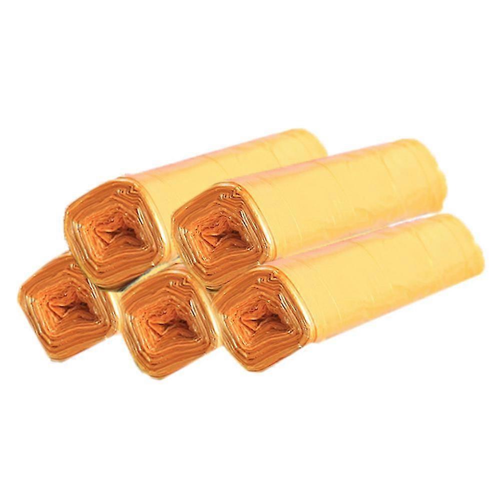 100pcs 5 Rolls Point Break-style Thicken Household Garbage Waste Trash Bags