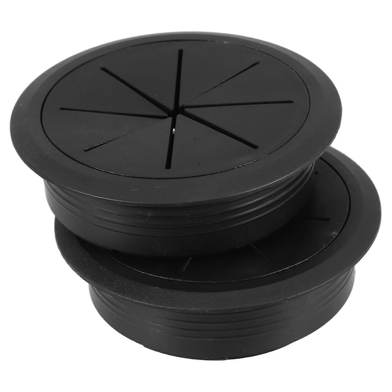 Flexible Desk Cable Grommets for Desktop Wire Management 2Pcs