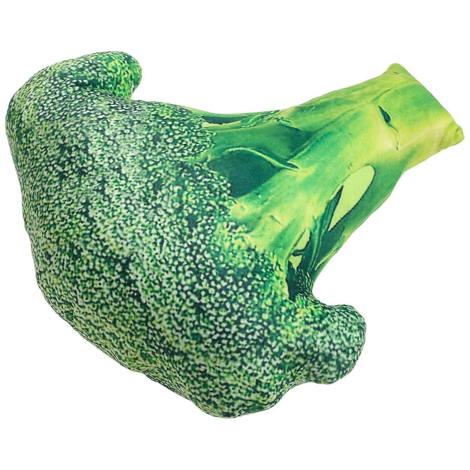 Realistic Vegetable Plush Pillow Broccoli Cushion for Bed