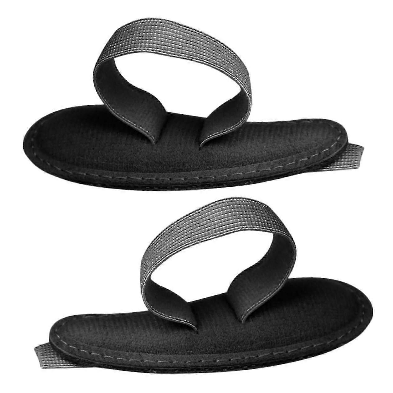 Adjustable Gel Toe Separators for Bunion Relief, Reusable Cushions for Overlapping Toes, Black
