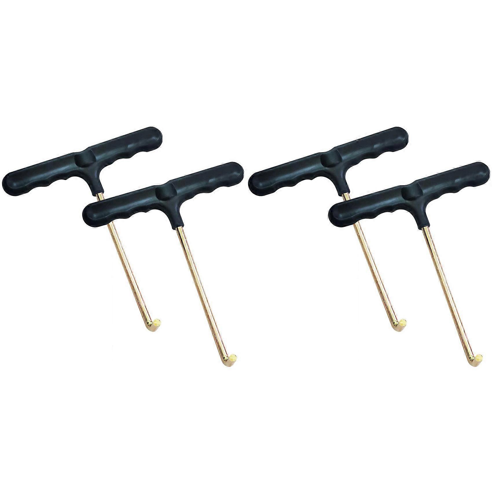 4Pcs Trampoline Spring Pull Tool, Trampoline Puller T-Hook Spring Puller Tool