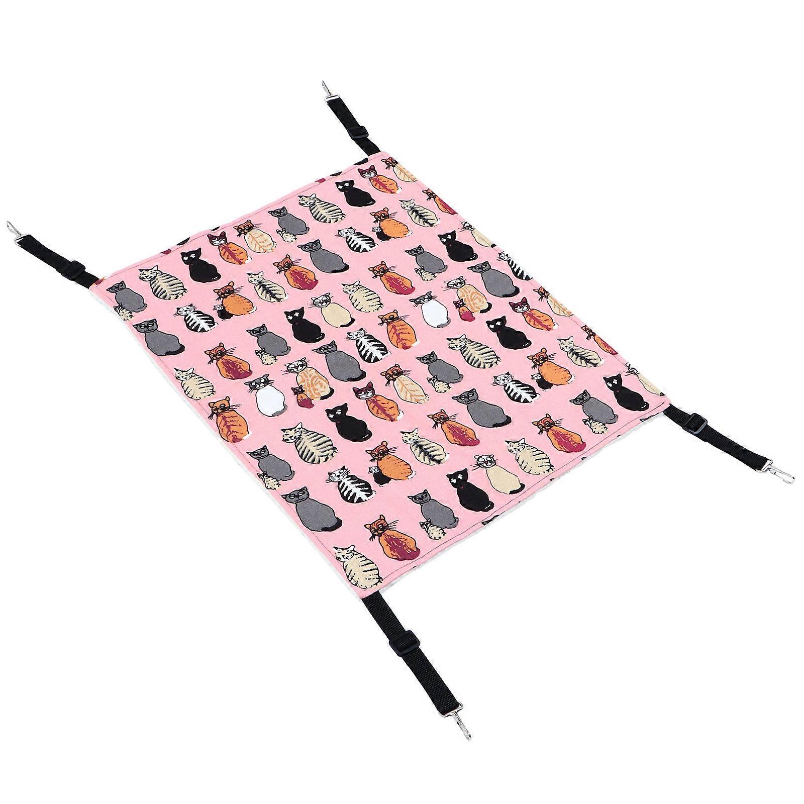 Pet Cat Hammock Hanging Plush Warm Resting Sleeping Bed