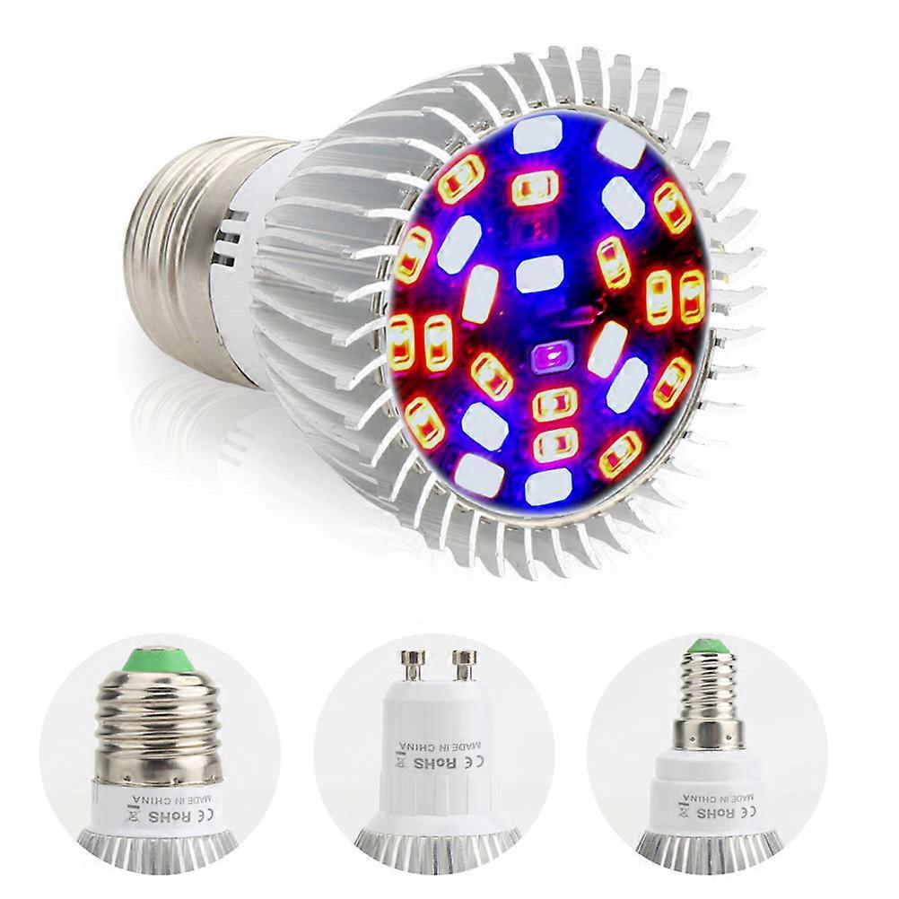 LED Plant Growth Lamp Full Spectrum Lighting Function Silver Indoor Lamp