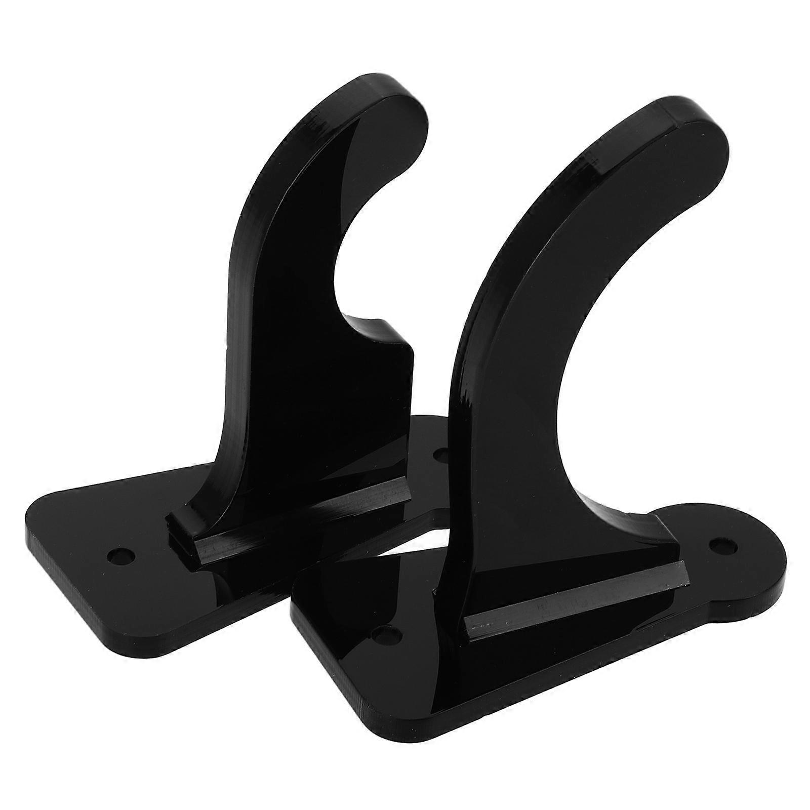 Baseball Bat Holder Rack for Display 1Pair Horizontal Acrylic Bat Display