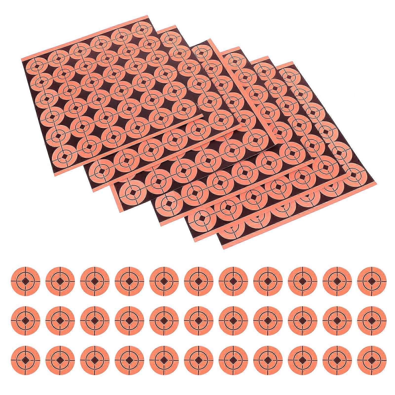 Paper Shooting Target Stickers for Training 720Pcs Chocolate Practical Pasters