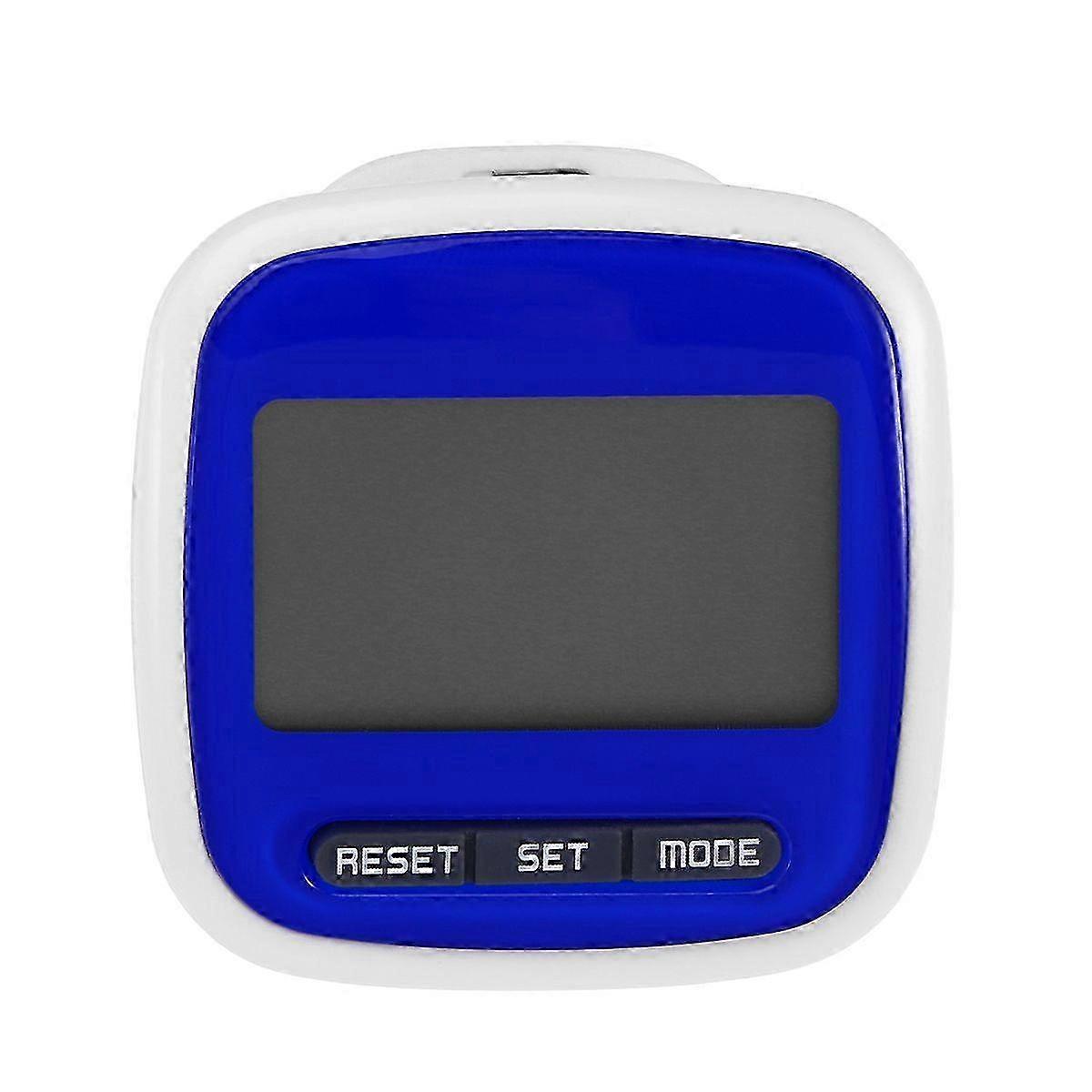 25-26 Multi-function LED Display Pocket Pedometer Step Counter (Blue)