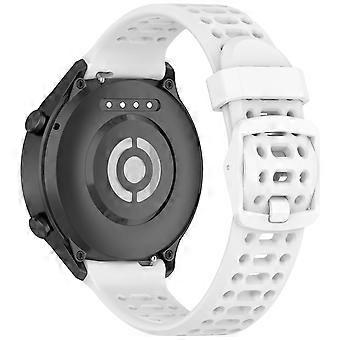 22mm Silicone Strap for Oppo Watch Sport Solid Color Breathable Smart Watch Band