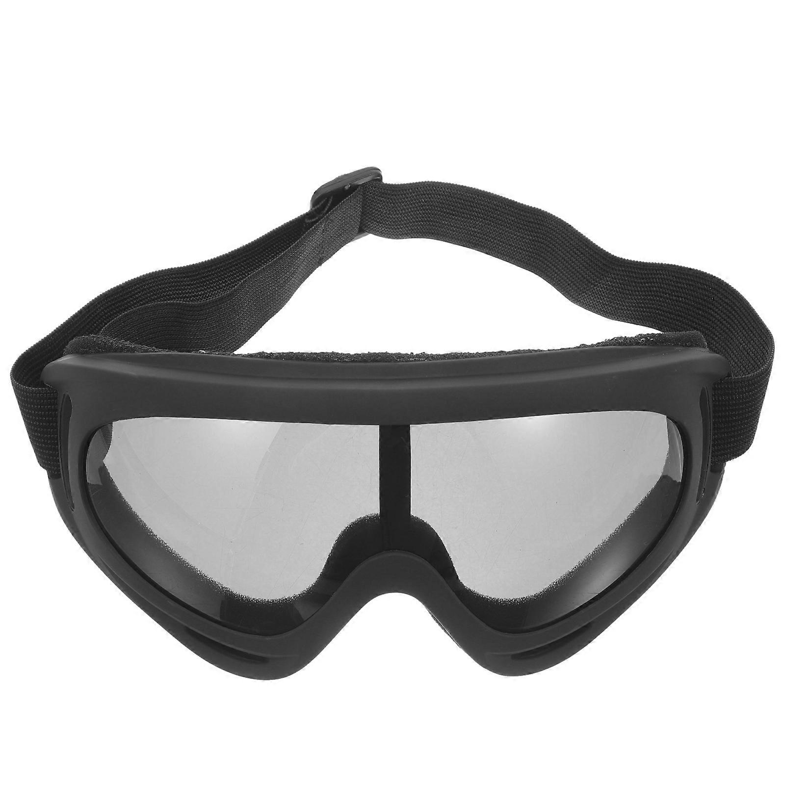 1Pair Windproof Goggles Cycling Goggles for Daily Use Black Tpu