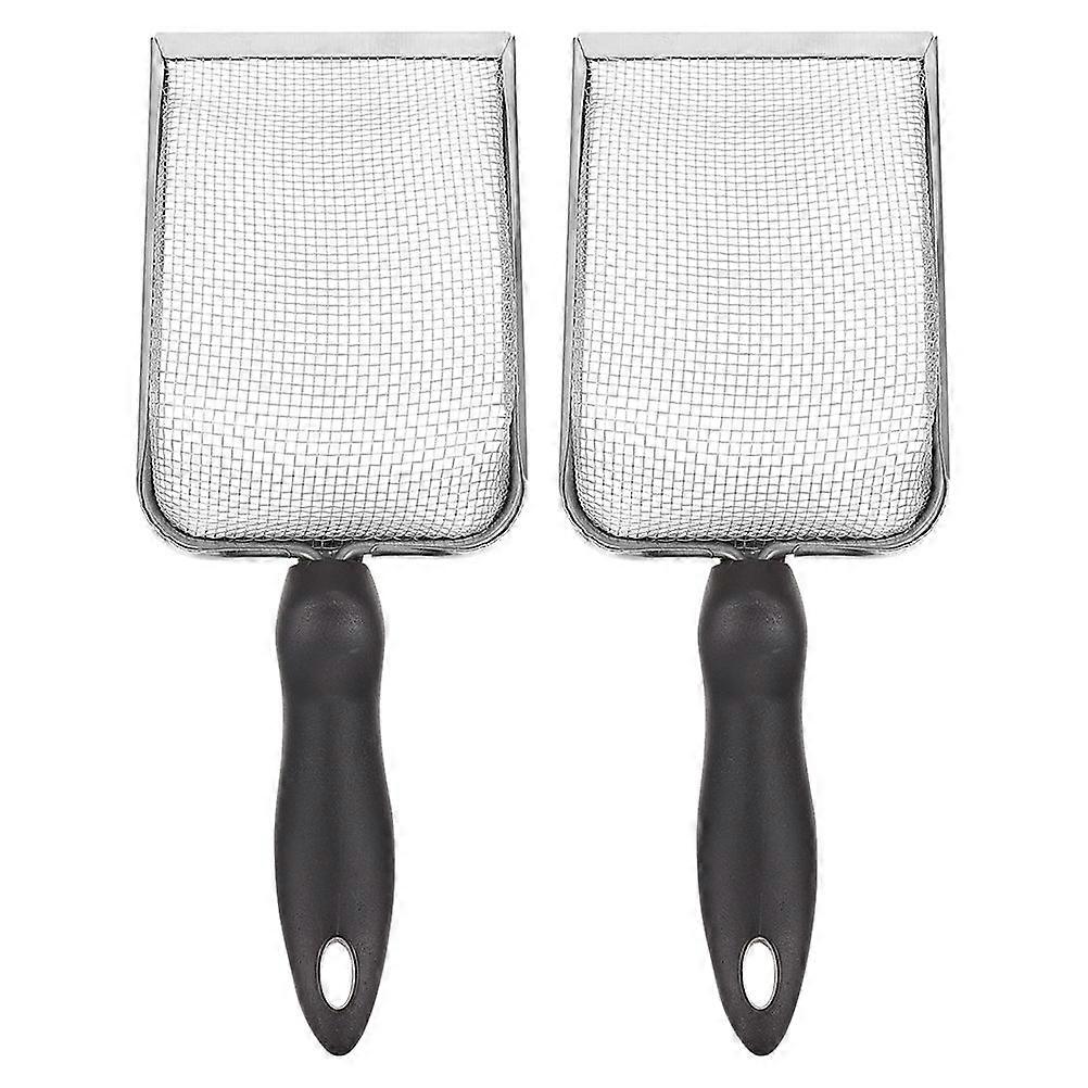 Convenient Reptile Scooper Stainless Household Substrate 2Pcs