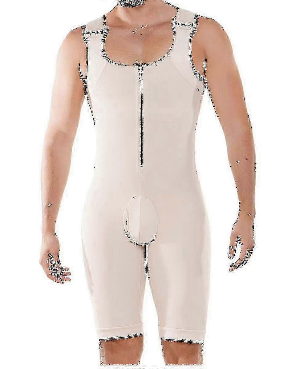 Compression Garment for Post-Surgery: Men's Full Body Shaper Slimming Undershirt