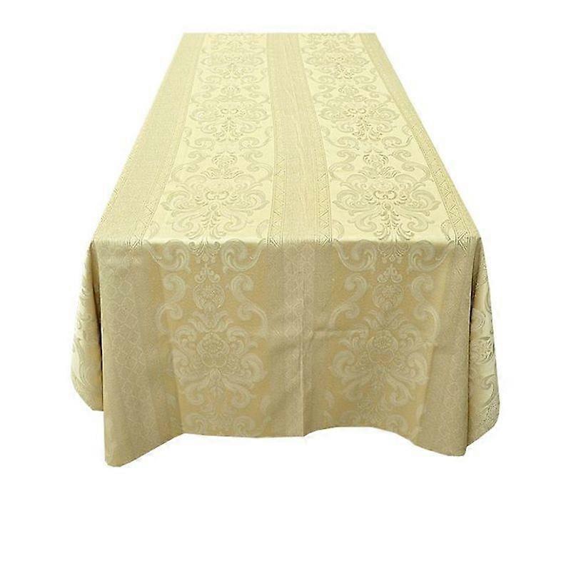 Luxora BEAUTIFUL AND CONTEMPORARY DAMASK TABLECLOTH01