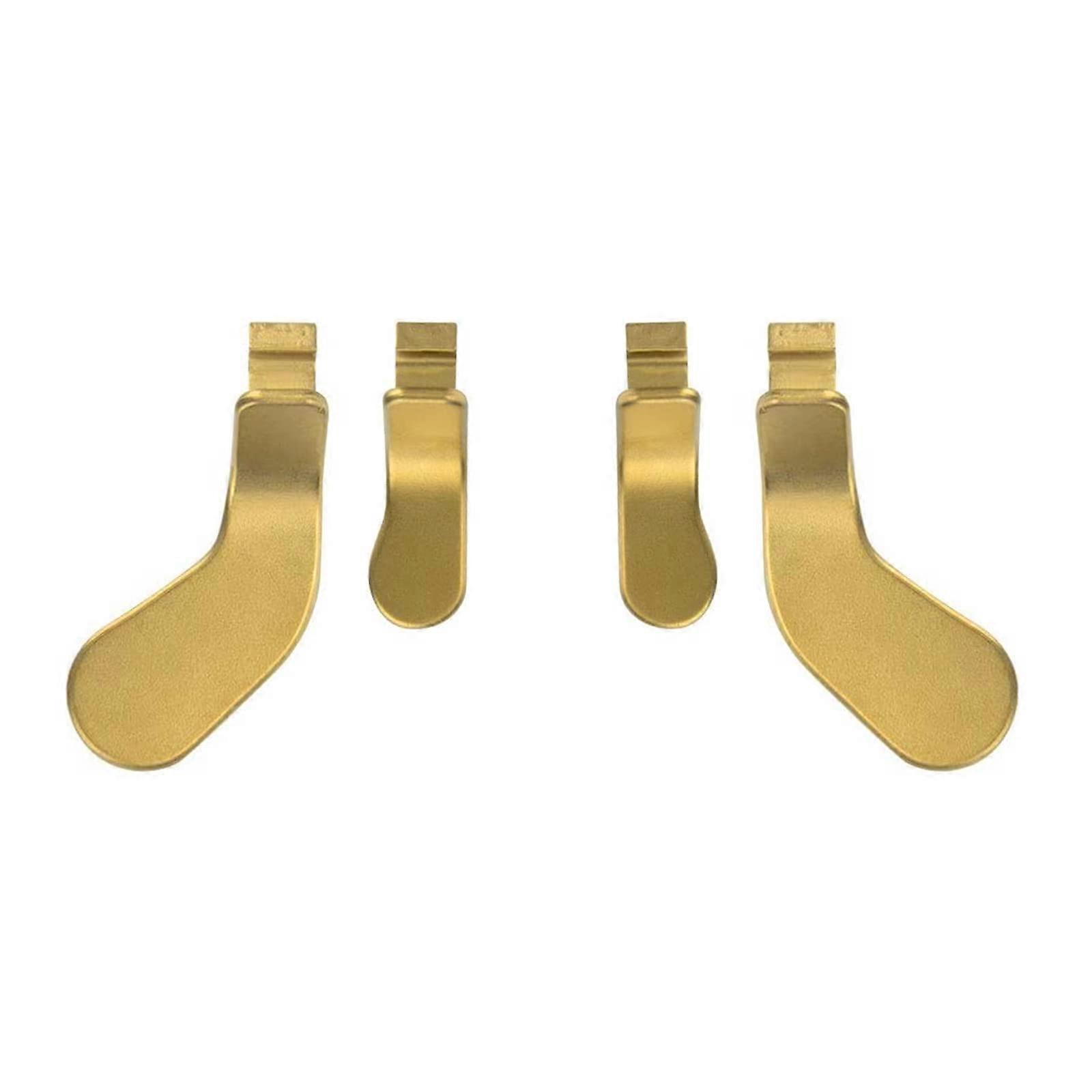 Gold Stainless Steel Replacement Paddles for Xbox Elite Controller Series 2 and Core