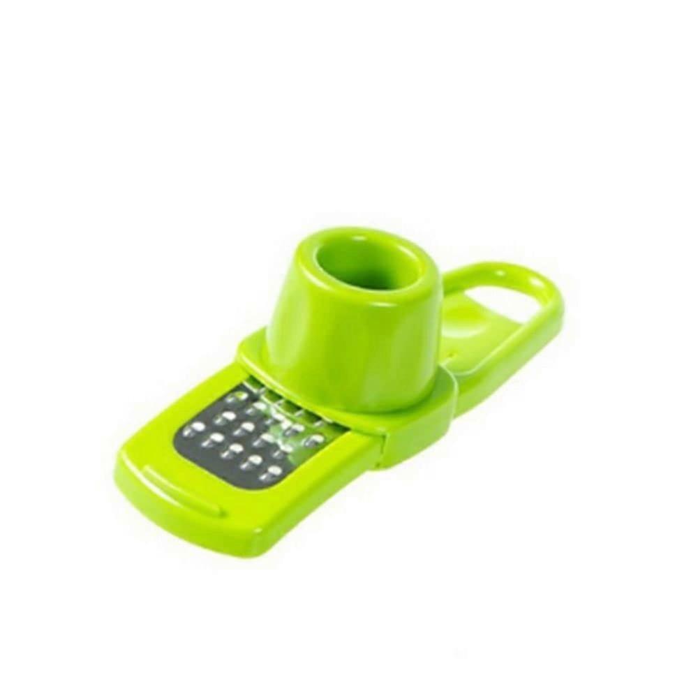 Mini Garlic Chopper for Kitchen, Small Garlic and Ginger Cutter, Compact Garlic Grinder Tool Green