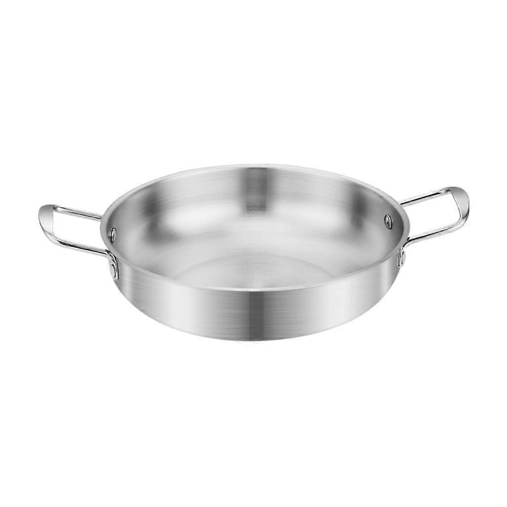 Stainless Steel Cooking Pot M Silver, MultiFunction Ramen Soup Pot with Solid Welded Handles