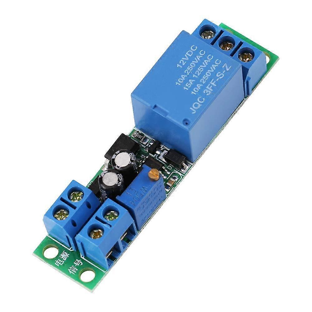 Timer Relay Module DC 12V Adjustable Delay Switch 025s for Car Lamp and Automation Use