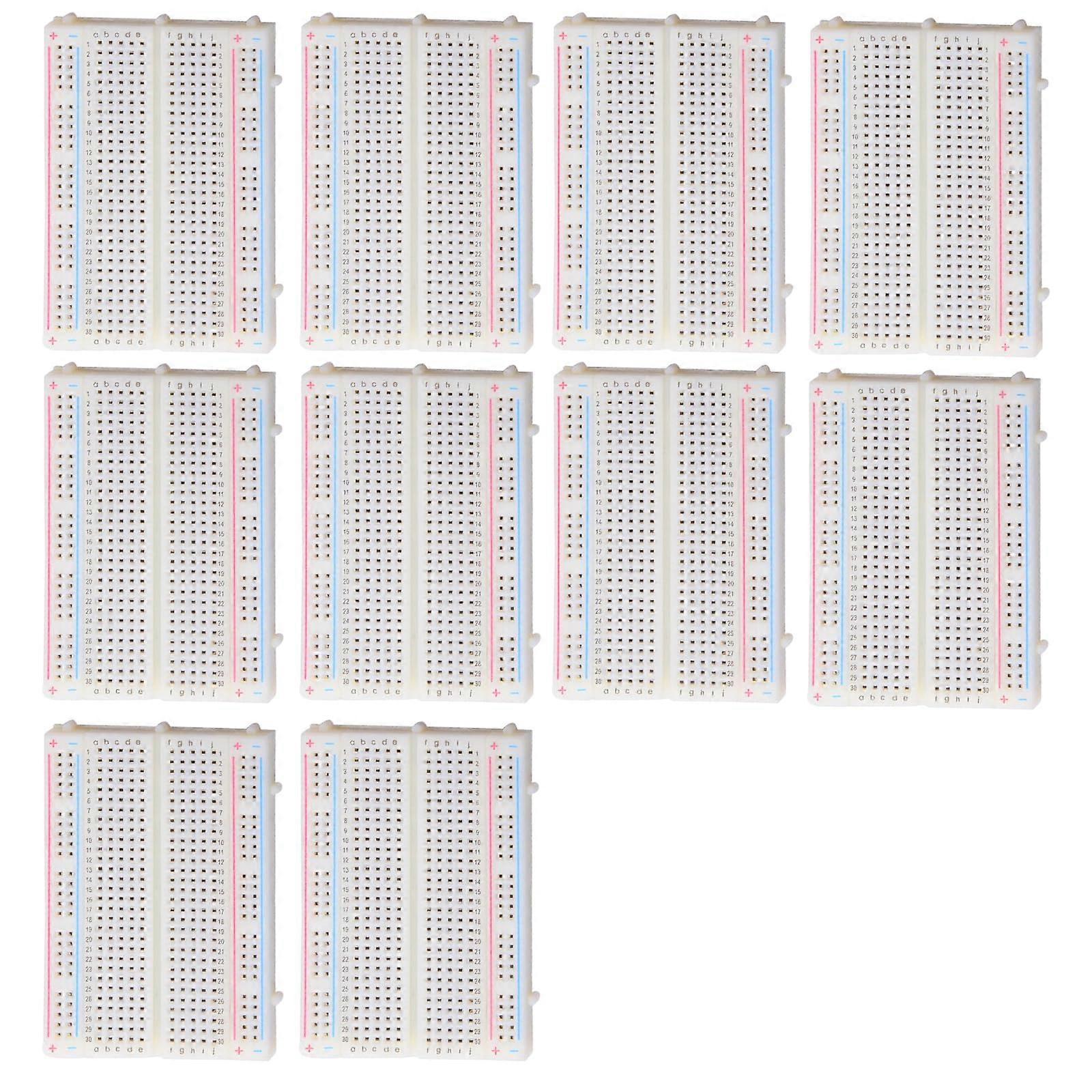 400 Tie Points Solderless Breadboard for Circuit Testing and Electronics Prototype Projects