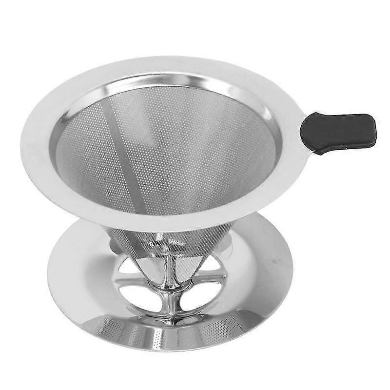 coffee dripper reusable stainless steel filter for kitchen