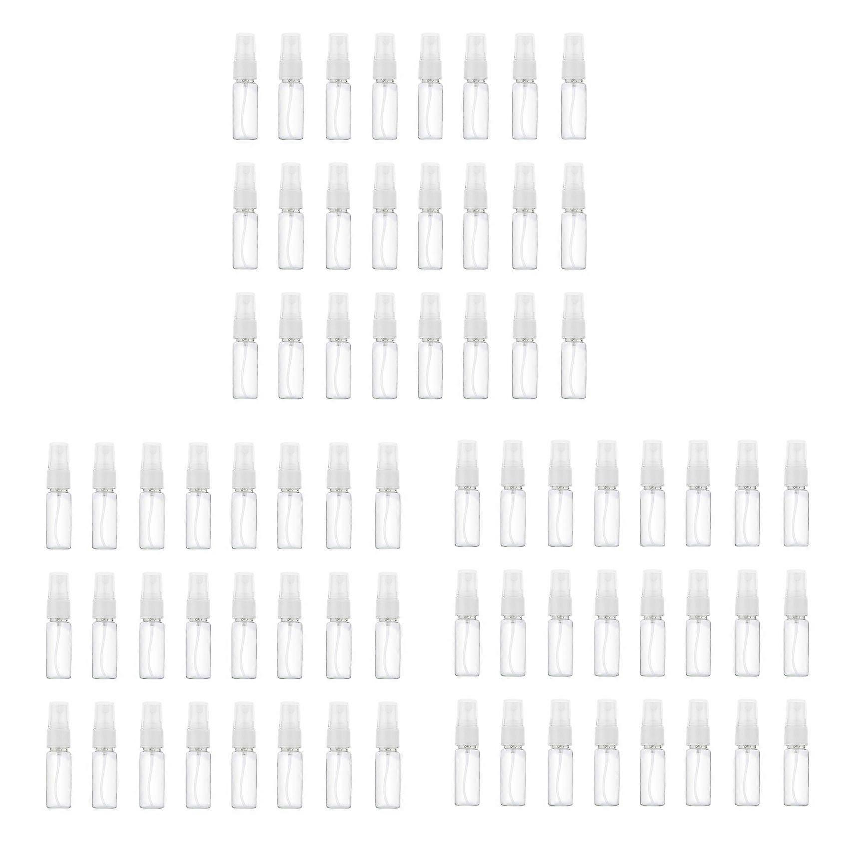 72Pcs 20Ml Transparent Empty Spray Bottles Portable Refillable Fine Mist Sprayer Bottles