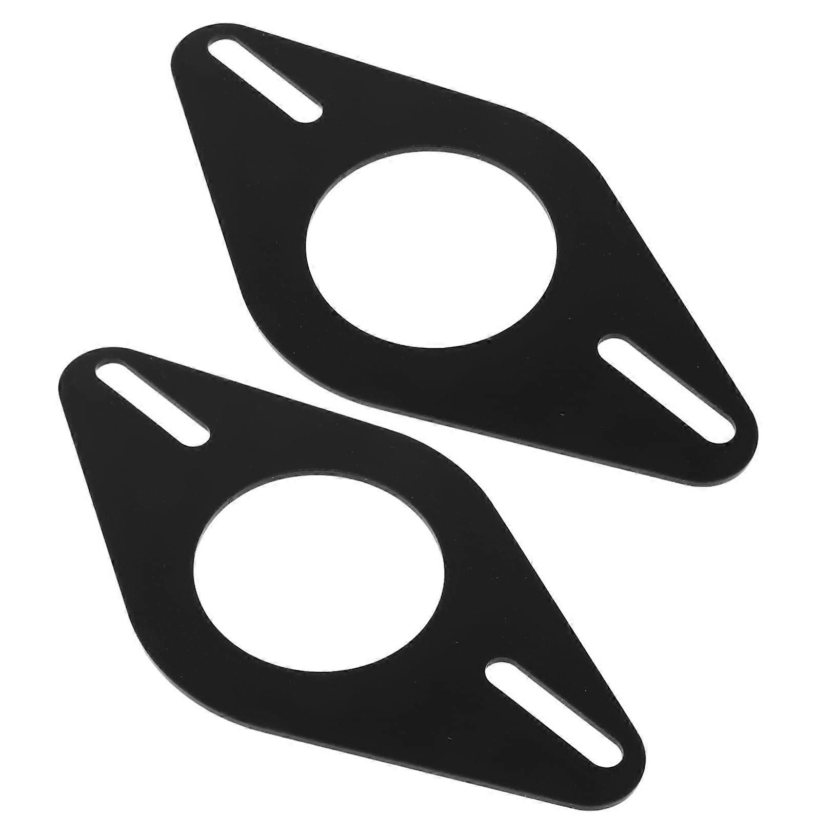 2pcs Car Speaker Mounting Bracket Plastic Adapter Ring for Front Door Audio with Easy Install