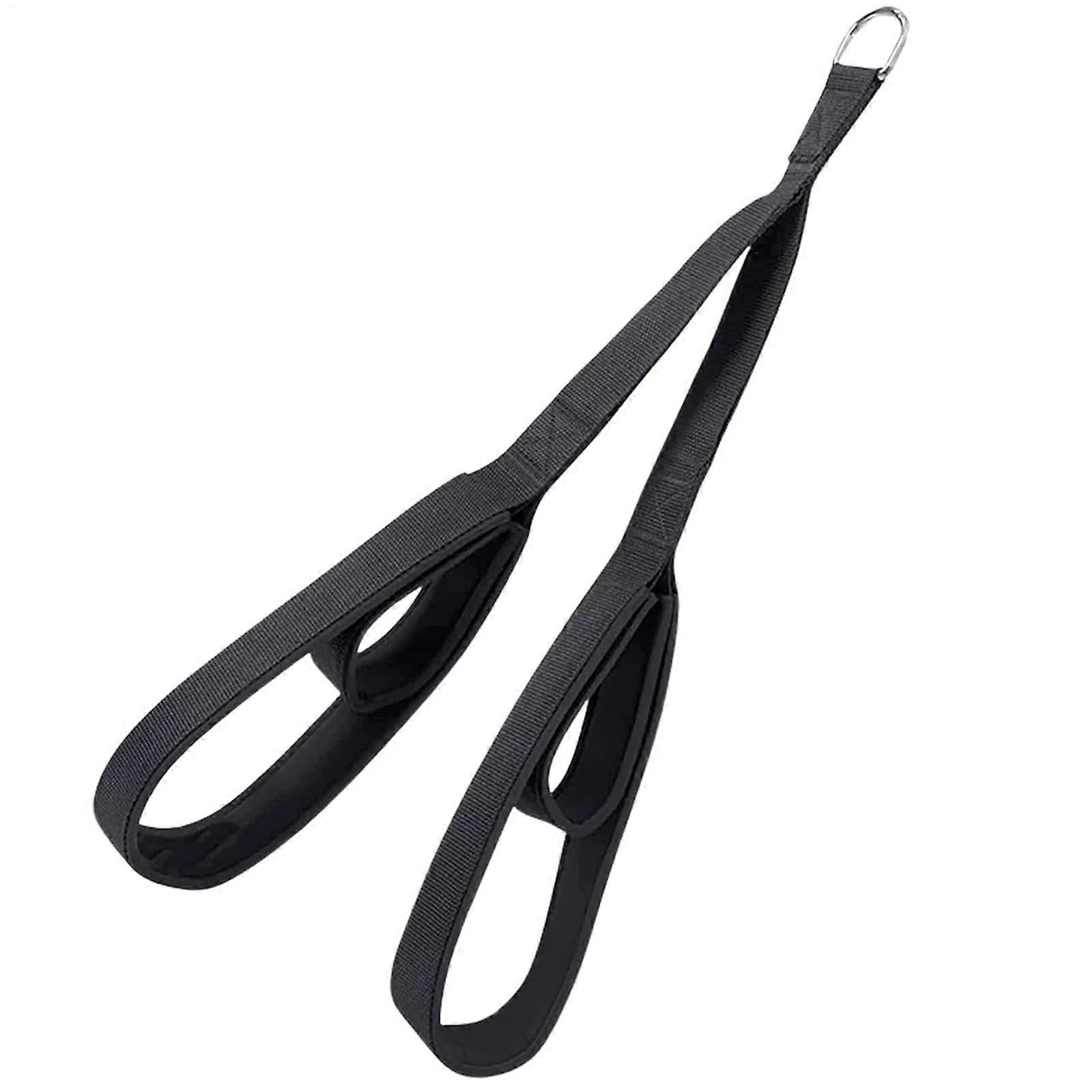 Tricep Rope Cable Machine Attachment with Comfortable Grip, Adjustable Length for Home Gym