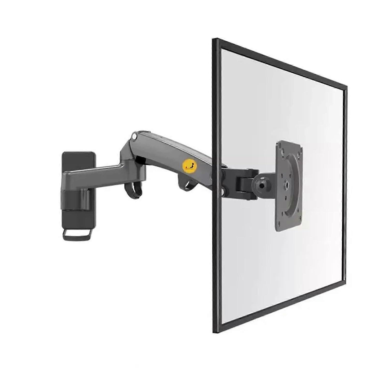 Monitor Wall Mount 1735 Inch Gas Spring Adjustable Arm VESA Tilt Swivel SpaceSaving