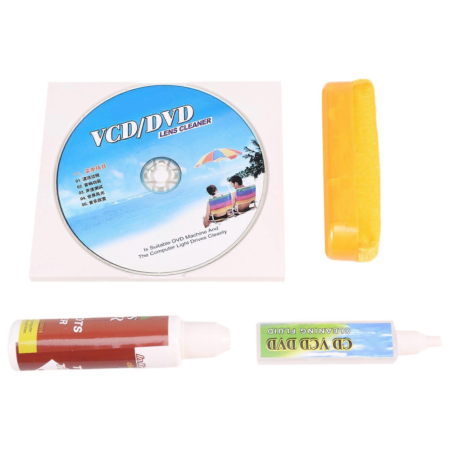 4 in 1 CD DVD Rom Player Maintenance Lens Cleaning Kit