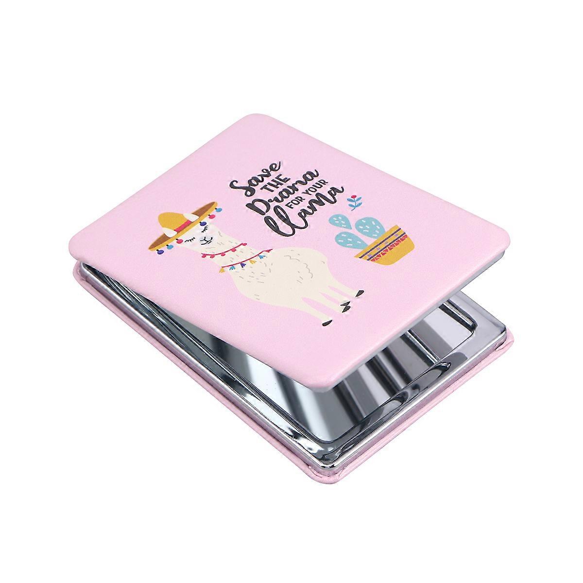 Double Side Makeup Mirror Folding Portable Pocket Mirror 1Pcs for Makeup