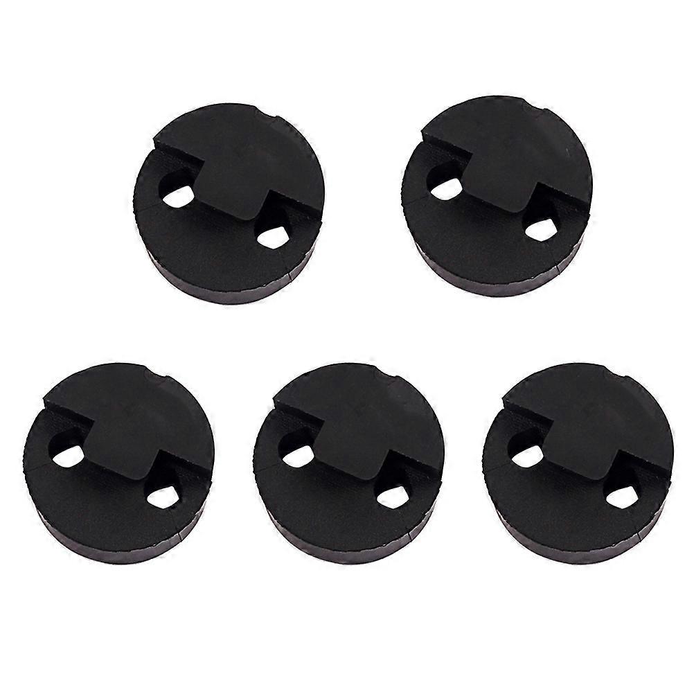 Rubber Violin Mute Round Style for Violin Practice 5Pcs Set