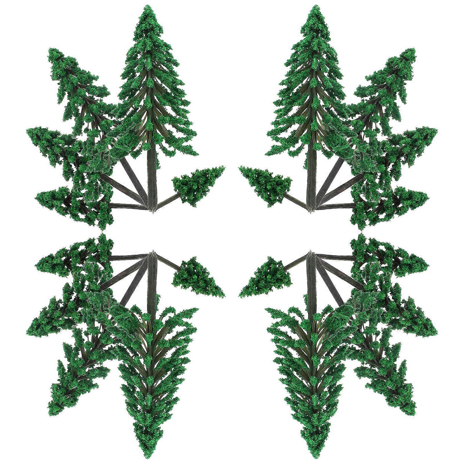 Scenery Tree Model Miniature Model Tree Ornament for Decor 20Pcs