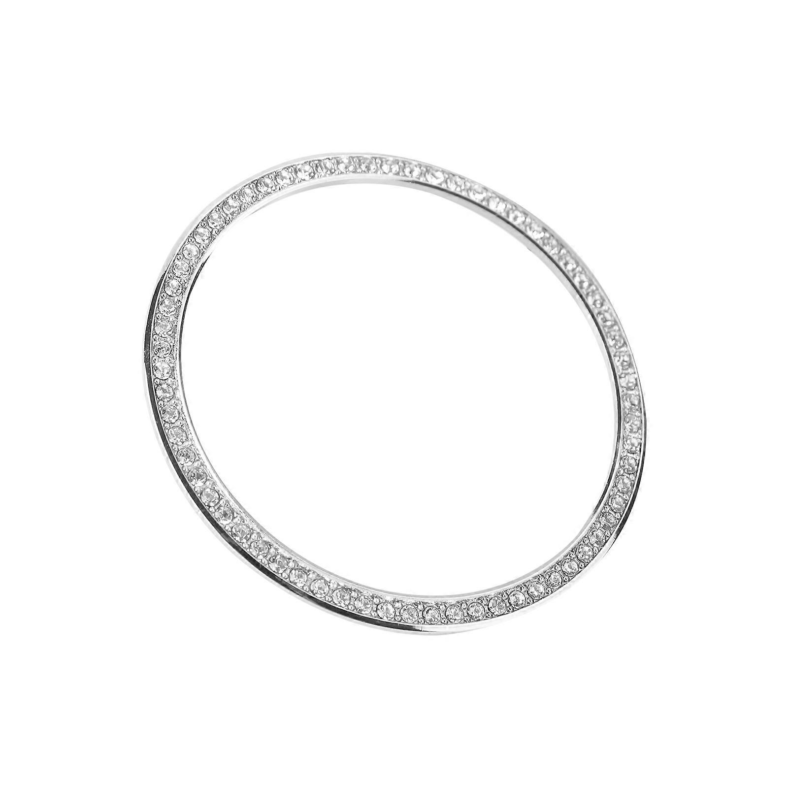 Diamond-Mounted Bezel Ring Smart Watch Collision Protector