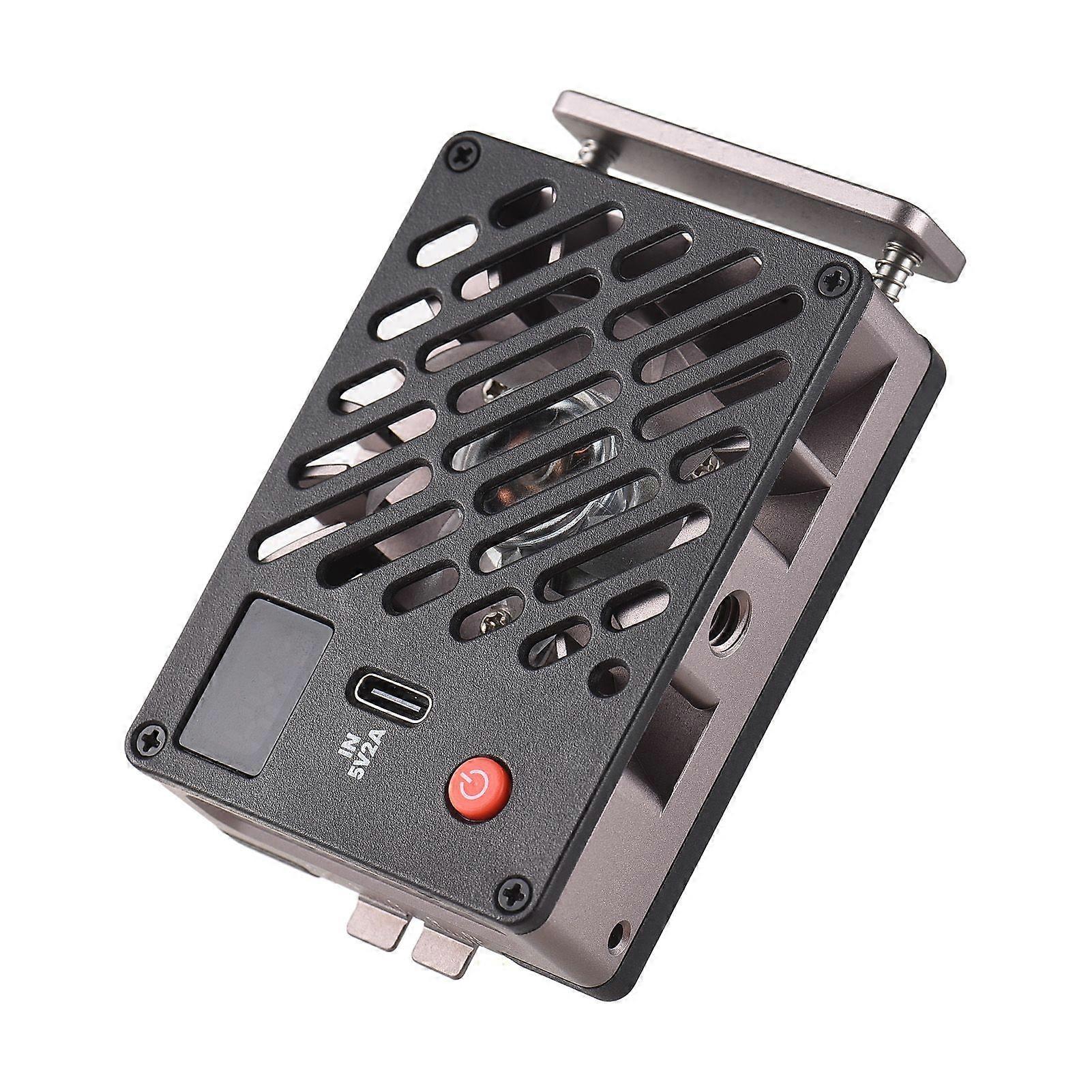 Universal Camera Cooling Fan External Cooling System with OLED Display USB Powered Replacement Compatible With Sony A7M4/ZVE1/A6700/A7C2/ZV-E10/ZV1/A7