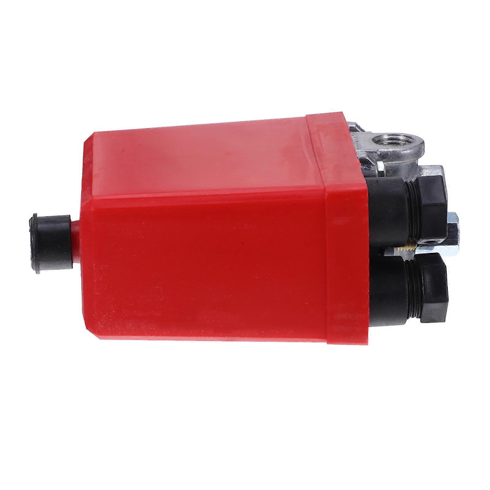 Pneumatic Pressure Switch Air Compressor Control Valve Replacement 5Pcs Red ABS