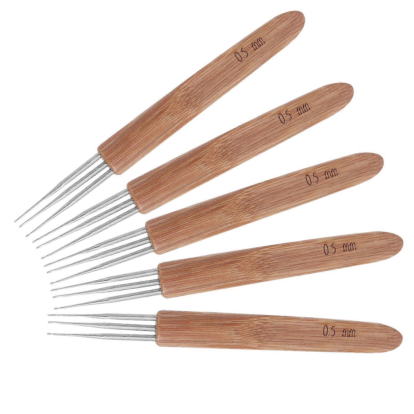 5 Pcs Three Head Crochet Needles Dreadlocks Braider