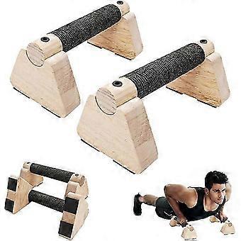 Calisthenics-Handstandblöcke aus Holz, Liegestützgriffe für Krafttraining, Gleichgewichtskontrolle, Handgelenkstütze für Männer, Anfänger und Fortgeschrittene