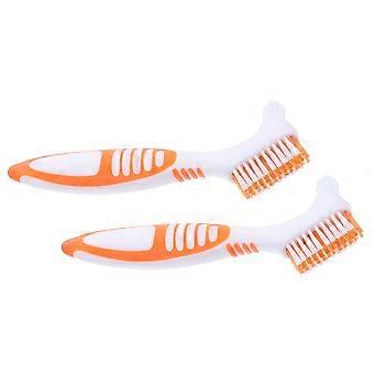 Set di 10 spazzole in plastica multicolore per la pulizia del carapace delle tartarughe.