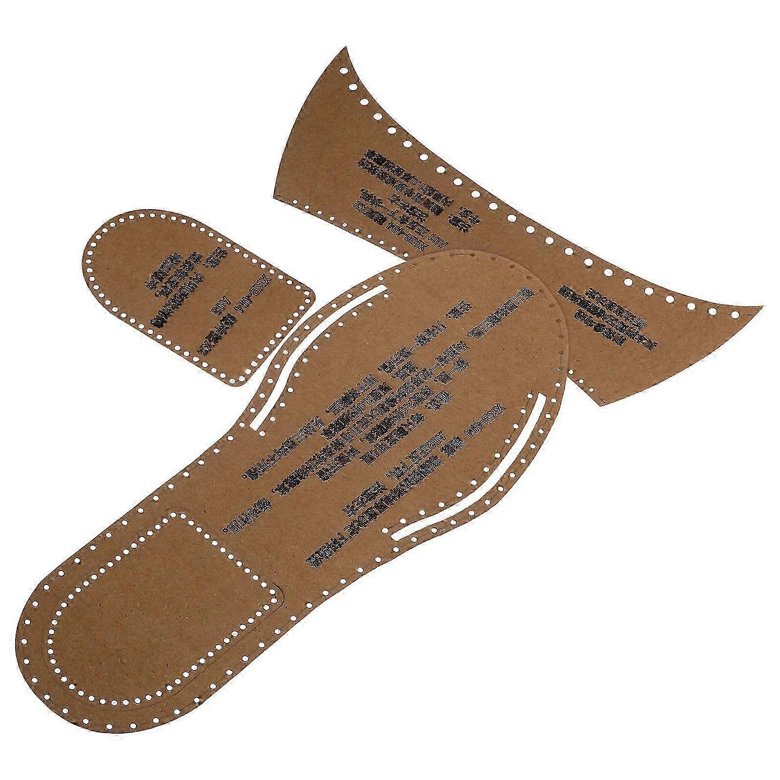 Slippers Template compatible with DIY Sandals 5Sets Crafting Pattern Tools