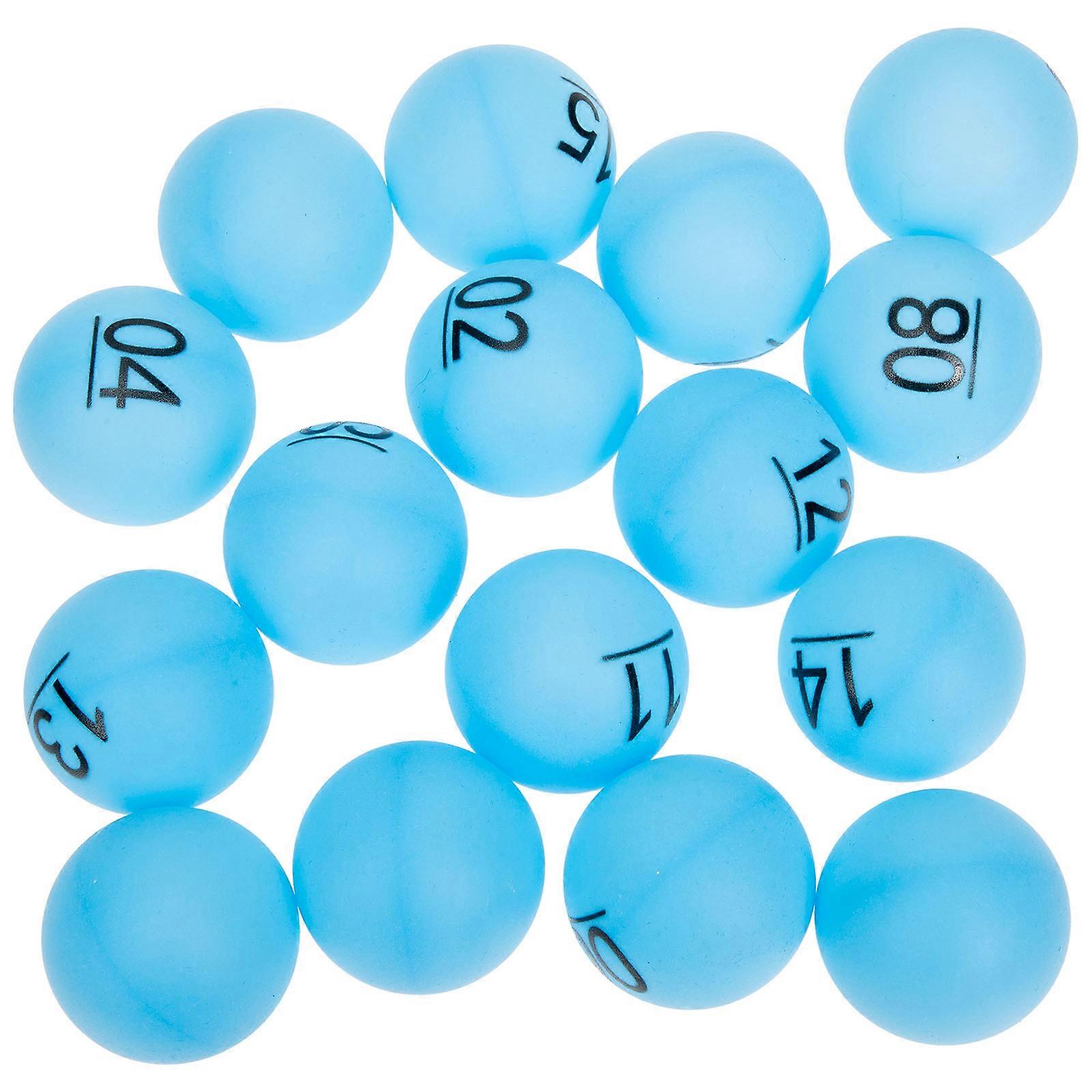 Party Activity Raffle Balls Numbered Balls in Plastic 16Pcs