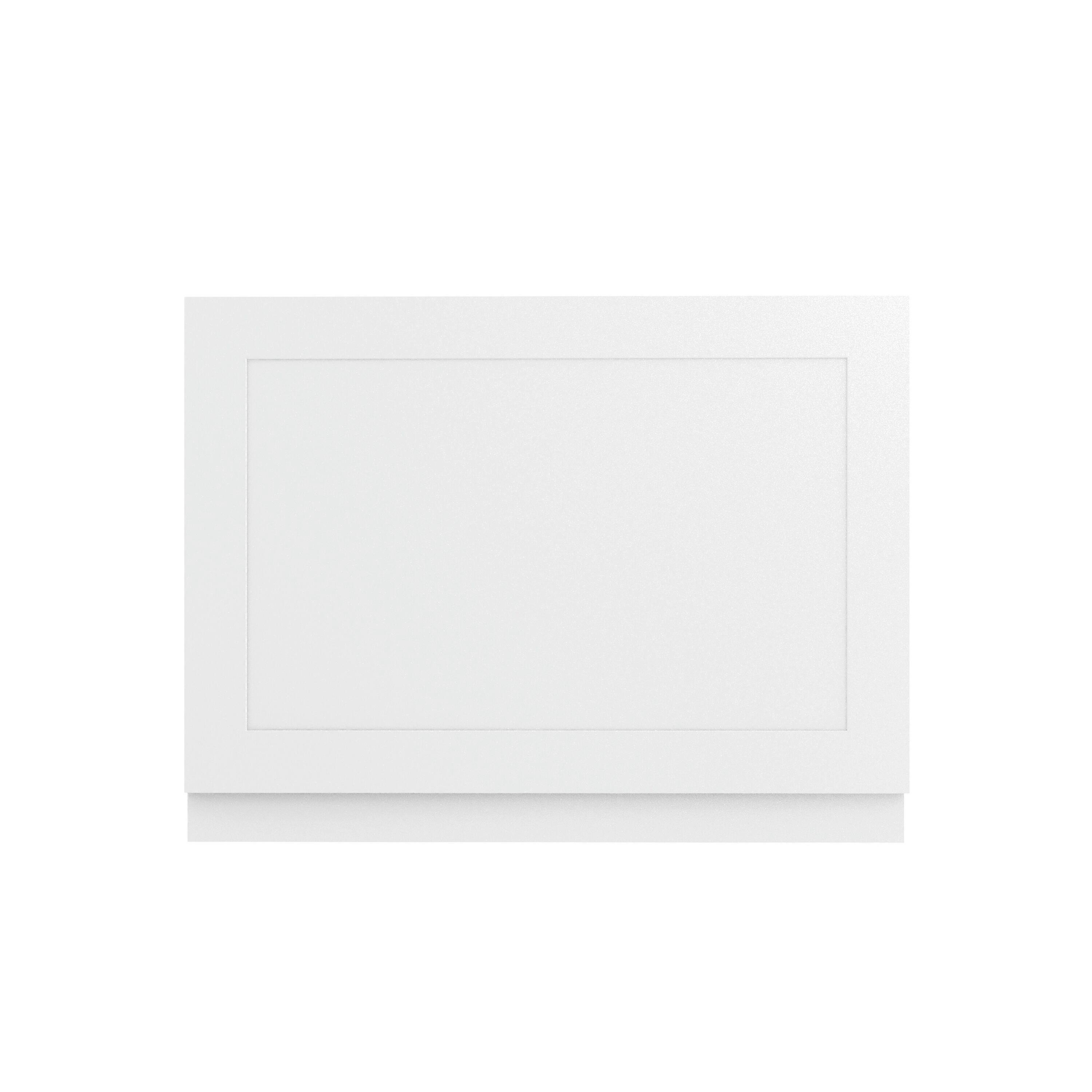 700mm Shaker Style End Bath Panel White