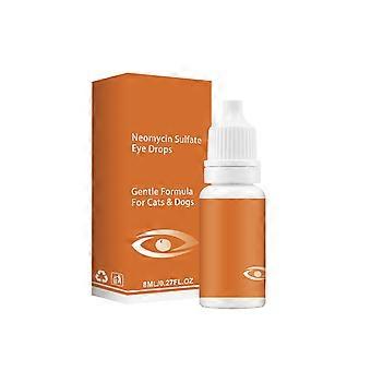 8 ml oogdruppels voor honden en katten, milde formule voor droge ogen en traanvlekken, hydraterende oogverzorgingsdruppels voor huisdieren van alle leeftijden.