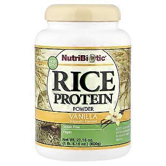 NutriBiotic, Raw Rice Protein, Vanilla, 1 lb 5.16 oz (600 g)