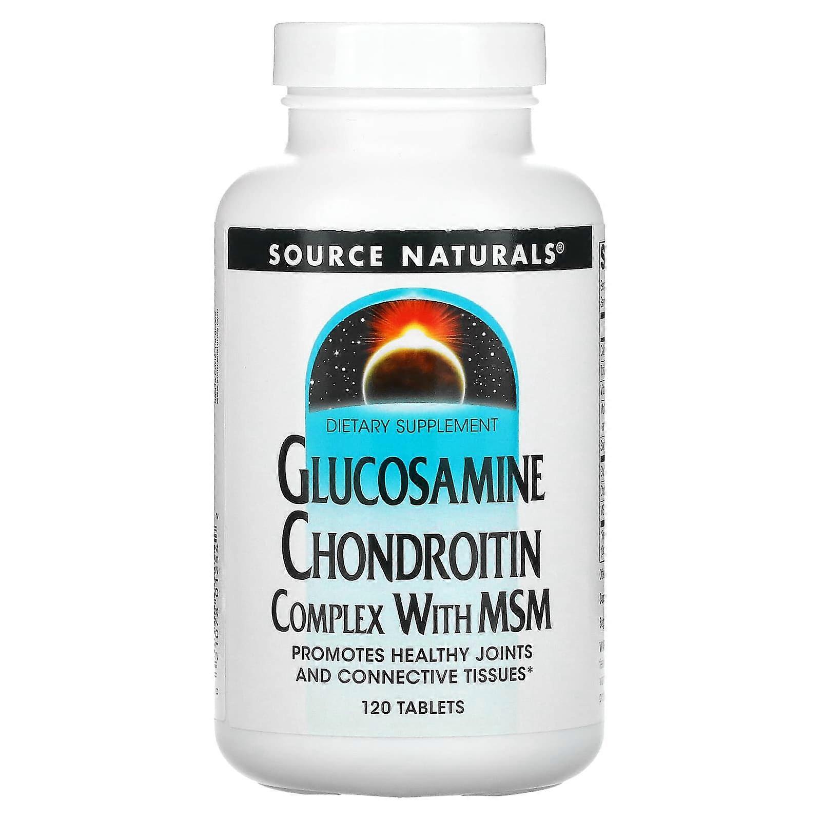 Source Naturals, Glucosamine Chondroitin Complex With MSM, 120 Tablets